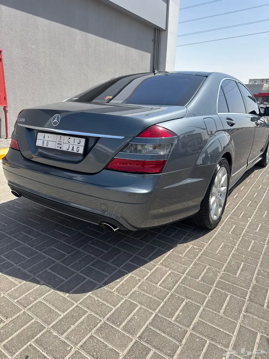 مرسيدس S500 موديل 2007 وارد جفالي مخزن 2