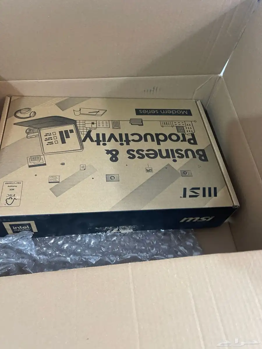 للبيع لابتوب msi 14 أم إس آي موديرن معالج انتل كور آي5 4