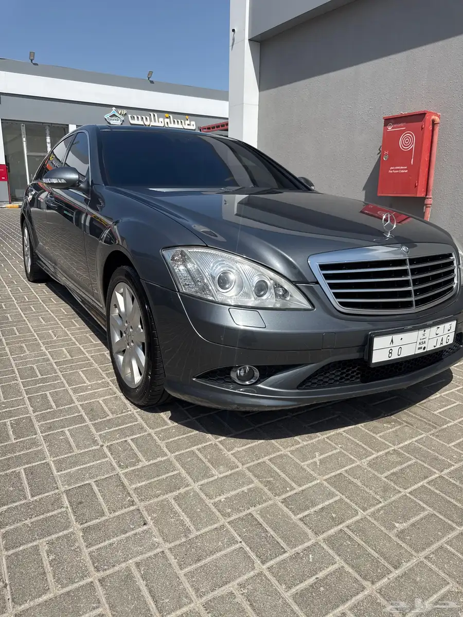 مرسيدس S500 موديل 2007 وارد جفالي مخزن 1