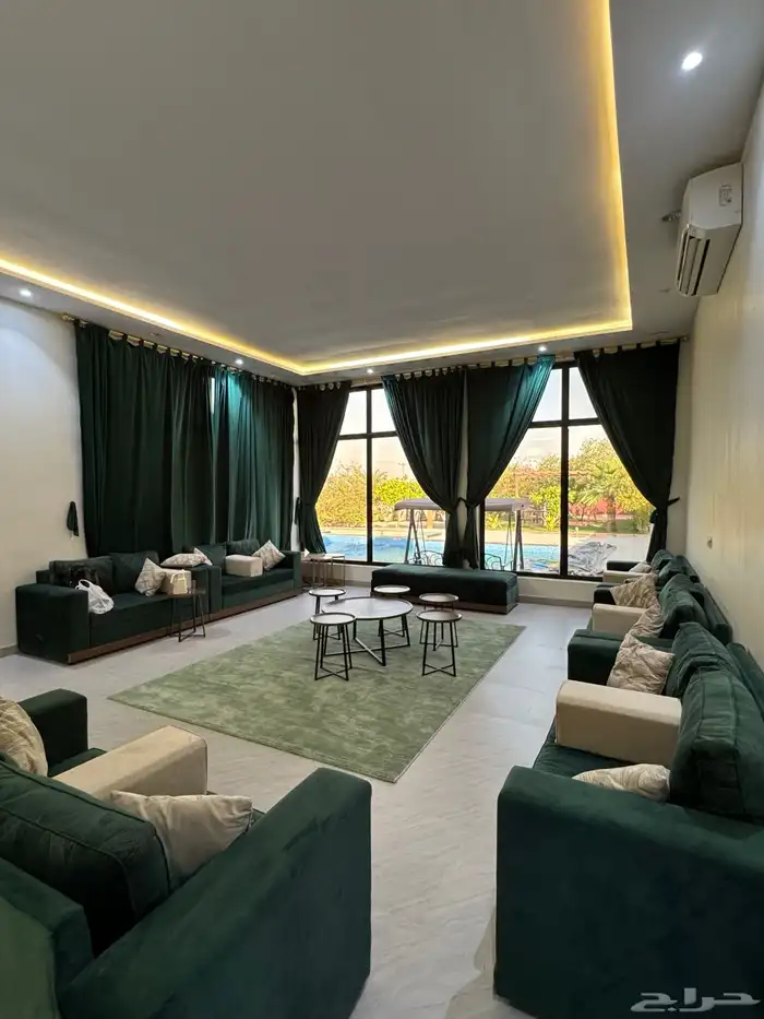 شاليه مزرعه استراحه ايجار المزاحميه 2