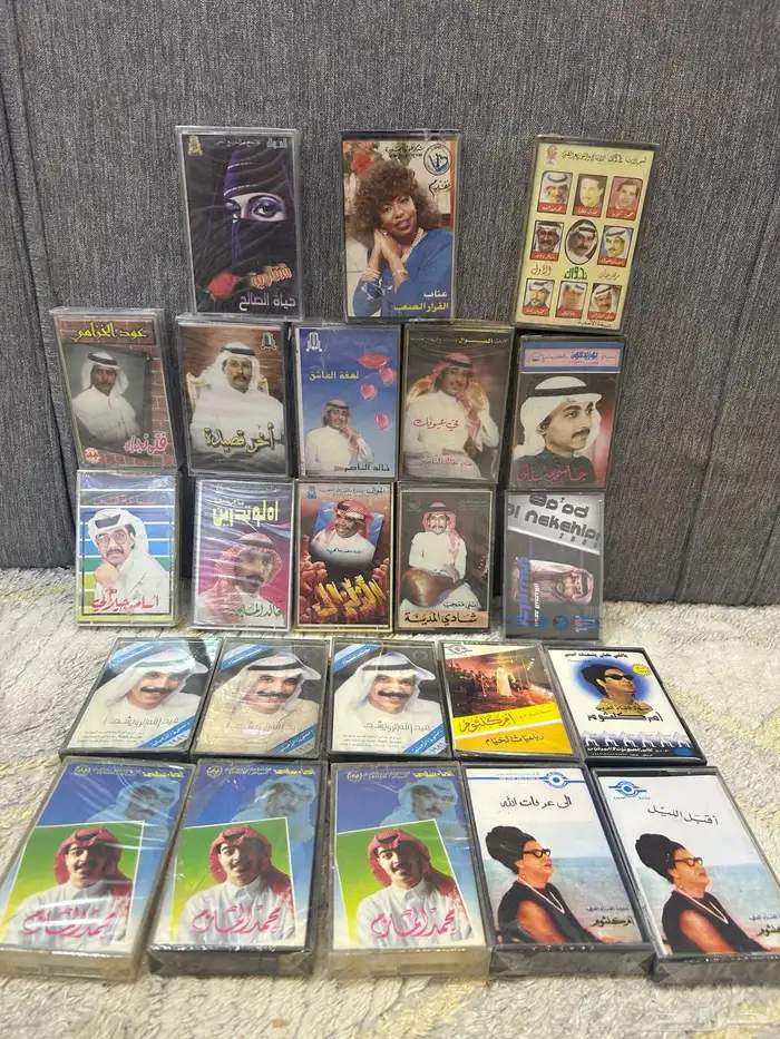 اشرطه كاسيت نخبه من الفنانين بتغليف المصنع 5