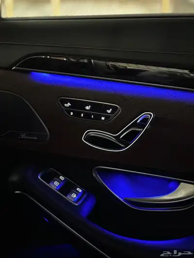 مرسيدس 2015 S500 عداد 75 الف فقط 6ازرار جفالي بحالة الوكاله 16