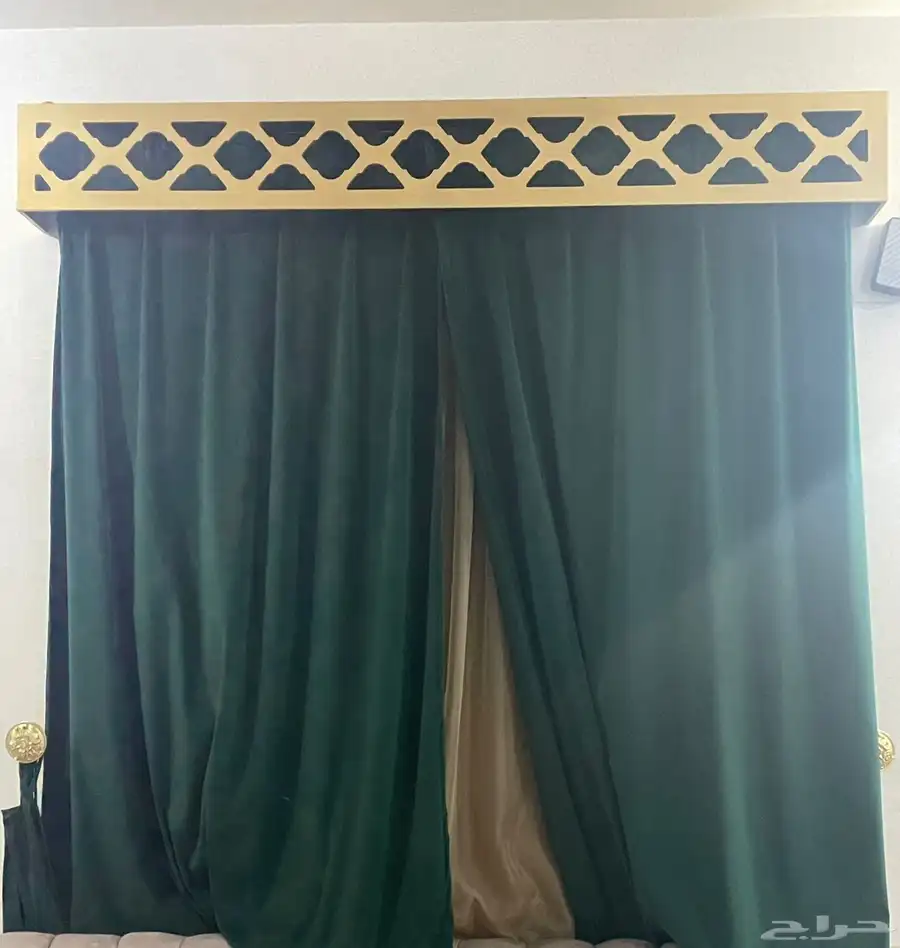 ستارتين نظيفه شبه جديده وفرشه مجلس ومكيف مستخدم نظيف 0