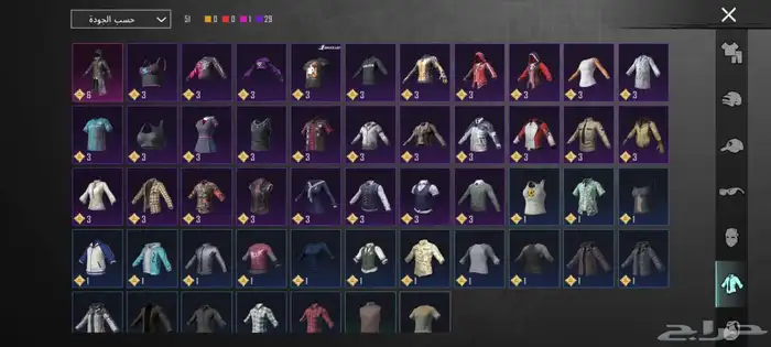 حساب ببجي للبيع 30