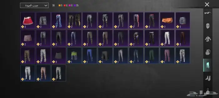 حساب ببجي للبيع 36