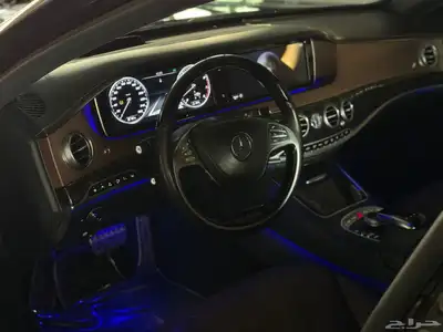 مرسيدس 2015 S500 عداد 75 الف فقط 6ازرار جفالي بحالة الوكاله 8