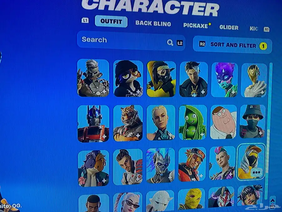 حساب فورت نايت للبيع 3