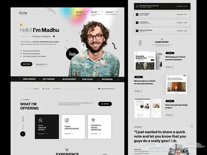 تصميم و برمجة موقع الكتروني تعريفي 3