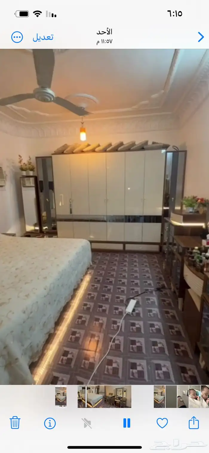غرفة نوم للبيع جديدة مافيها عيوب على الشرط ولا خدوش شريتها 1