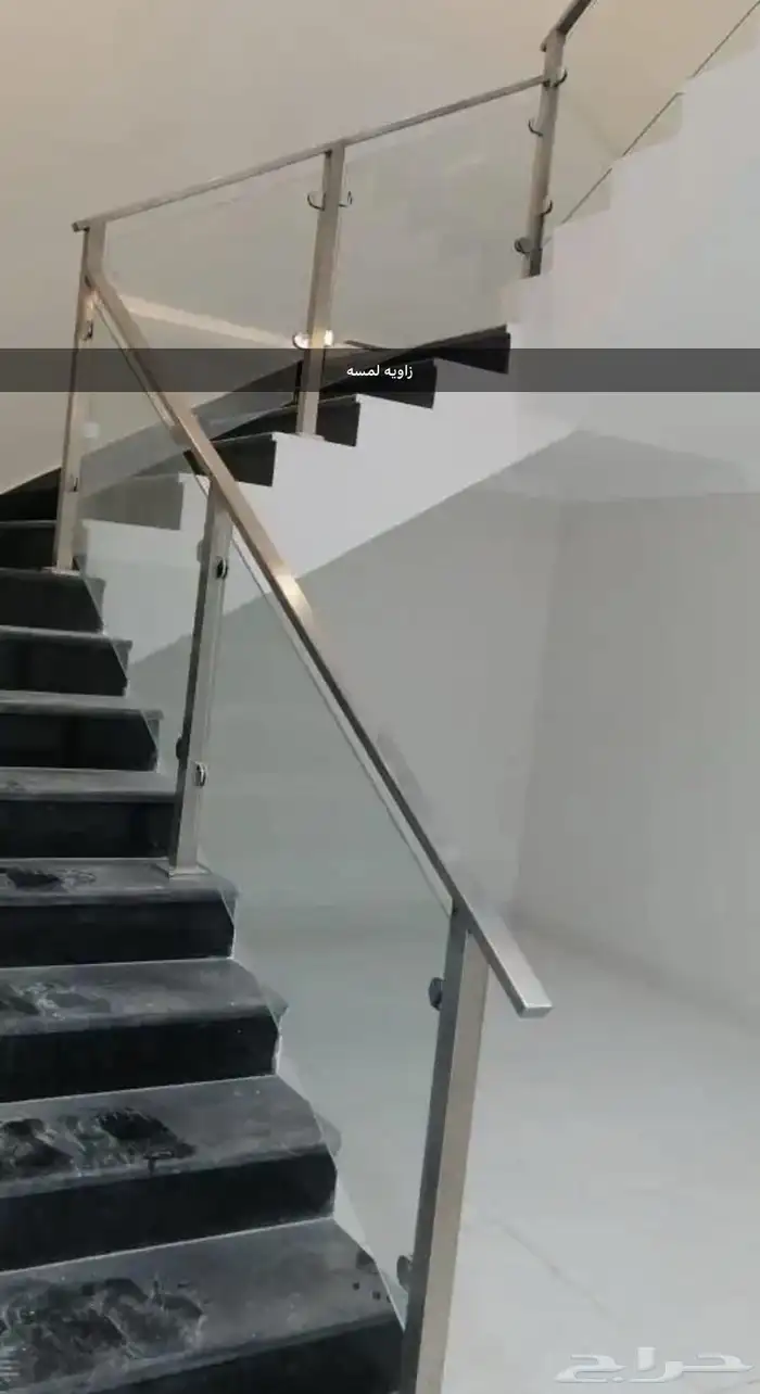 درابزين استيل زاويه لمسه 20