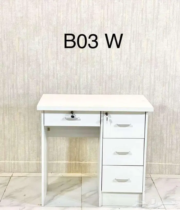 مكتب درج طاولة صغيره و كرسي مكتب 80سم 100سم 120سم 140سم 11