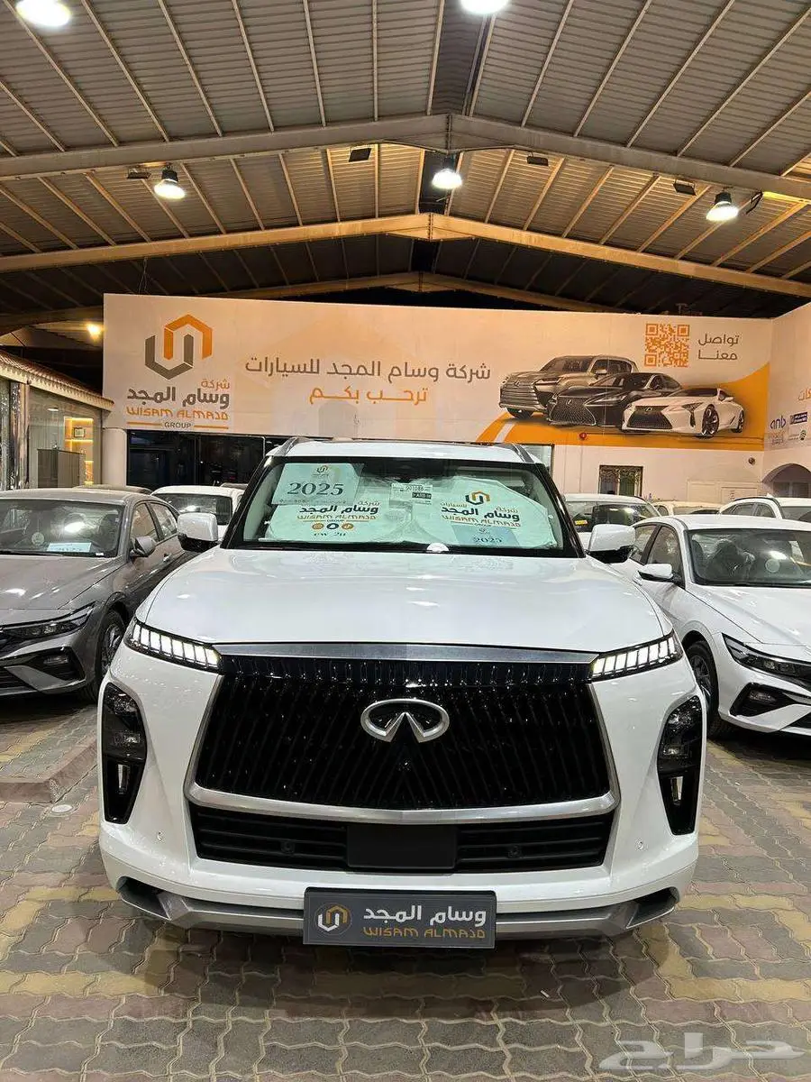 عرض خاص انفنتي SENSORY QX80 تيربو3.5 موديل 2025 بطاقه جمركيه 2
