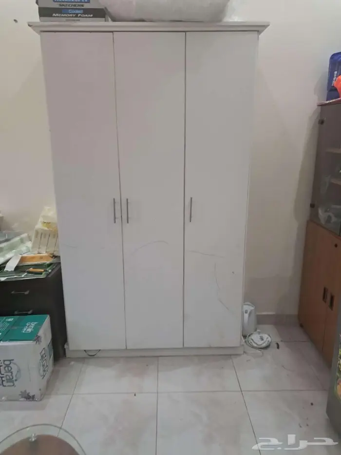 Double Bed 2Piece Wardrobe with office Chair 2 Pieces 6