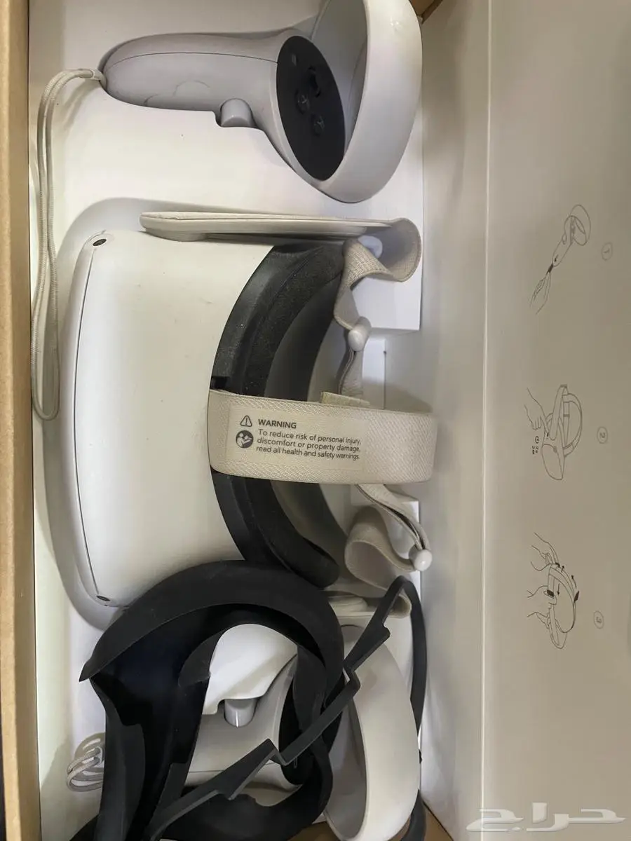 نظارات vr meta quest 2 مستعمل 0