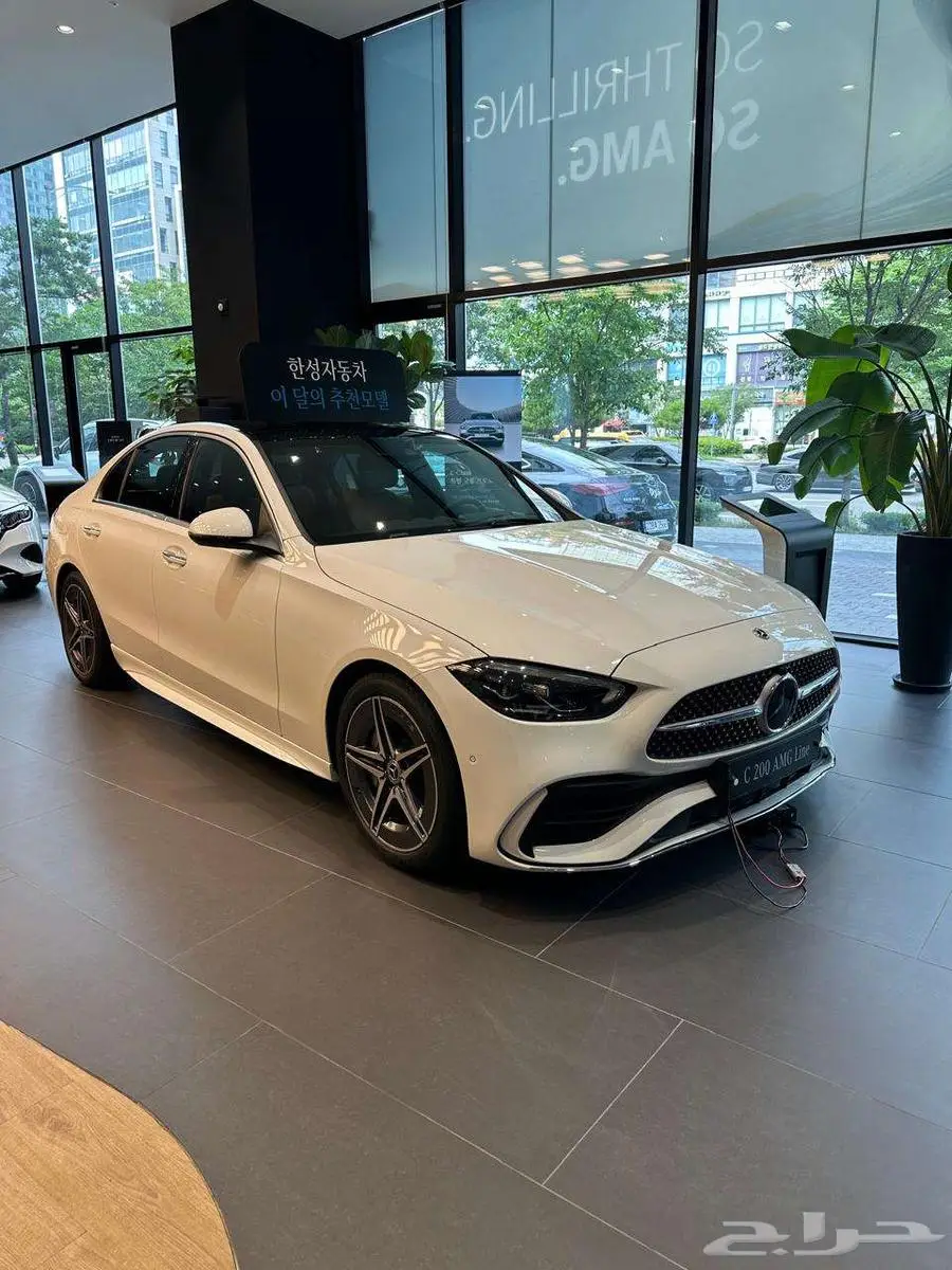مرسيدس C200 اصفار 2025وارد كوريا 0