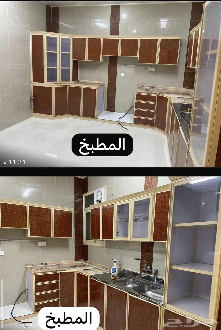 شقة للايجار السنوي - حي المطار الروضه 2