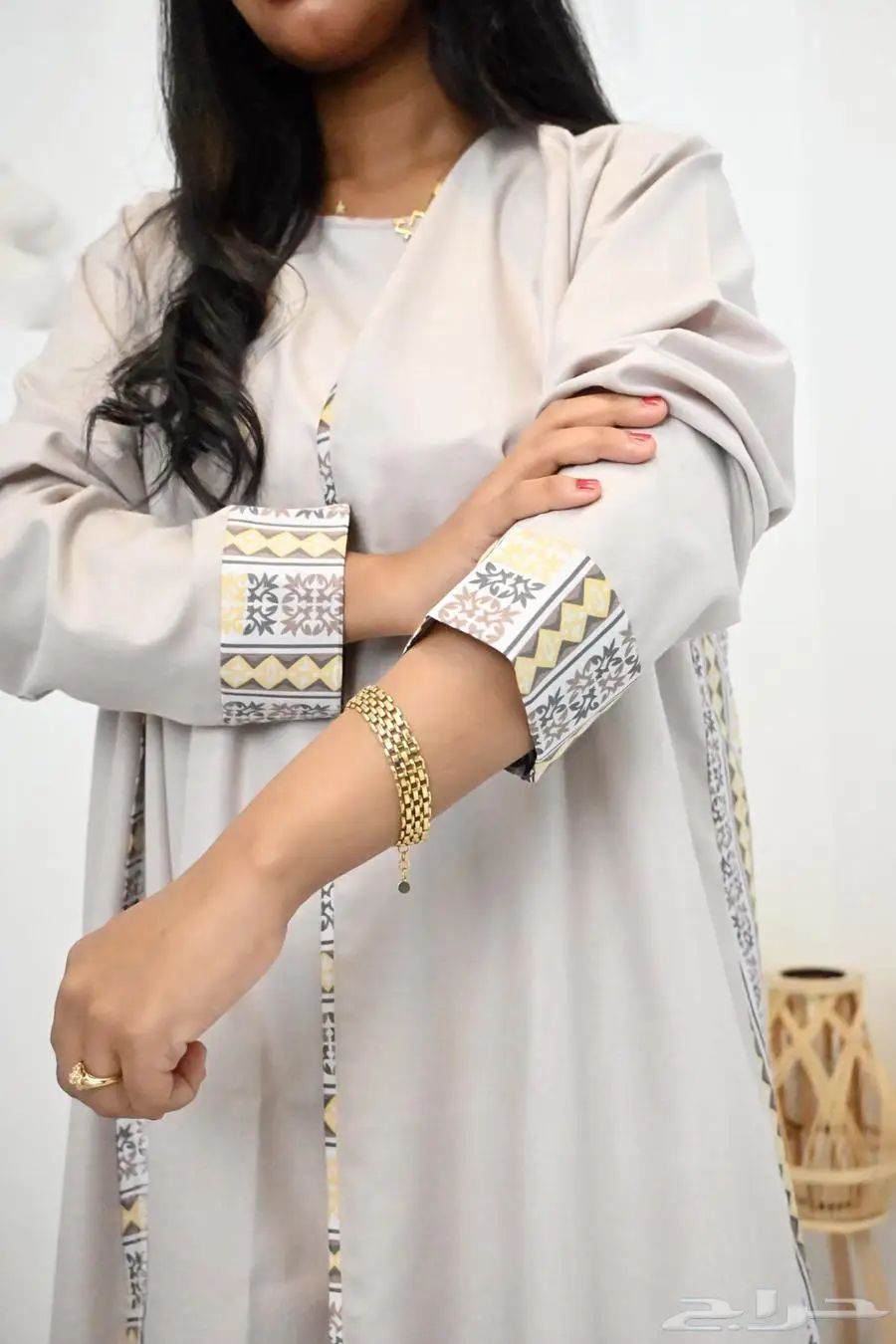 عباية قطن ملونه index