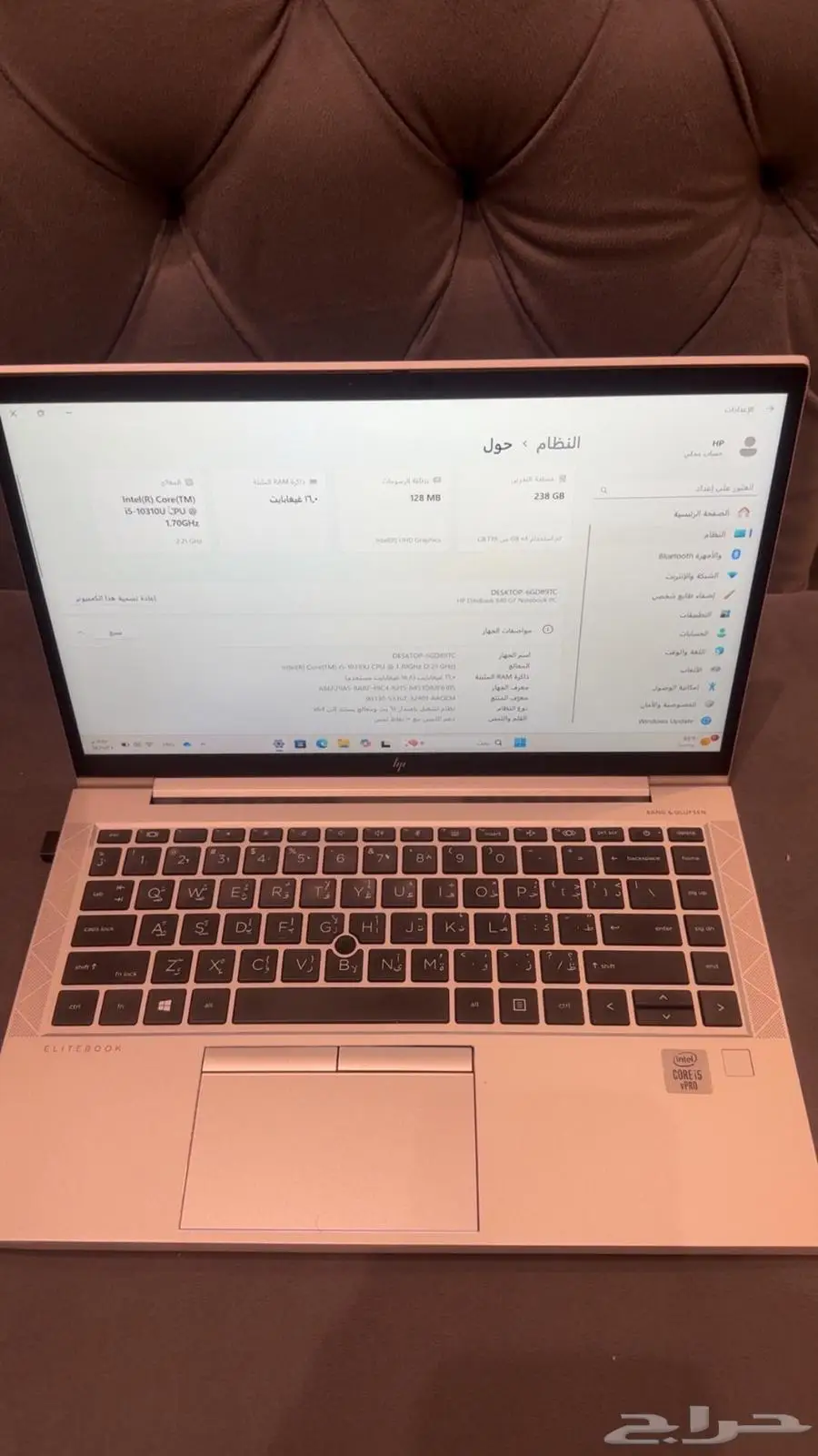 لابتوب HP الجيل العاشر 0
