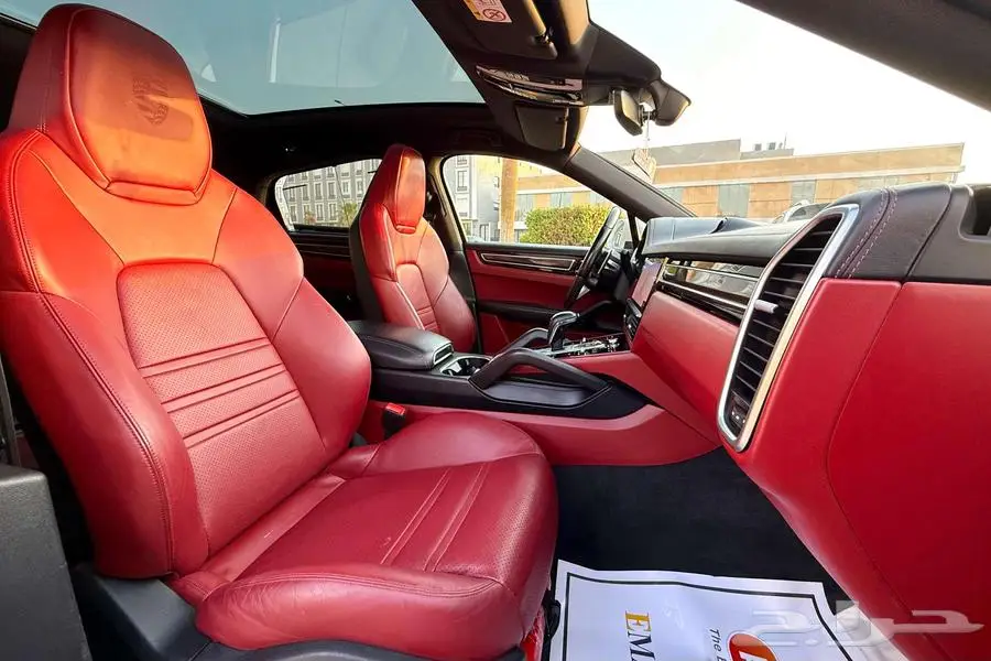 بورش كايين V6 2020 ابيض سعودي تحت الضمان 5