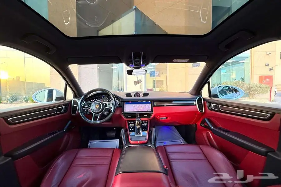 بورش كايين V6 2020 ابيض سعودي تحت الضمان 6