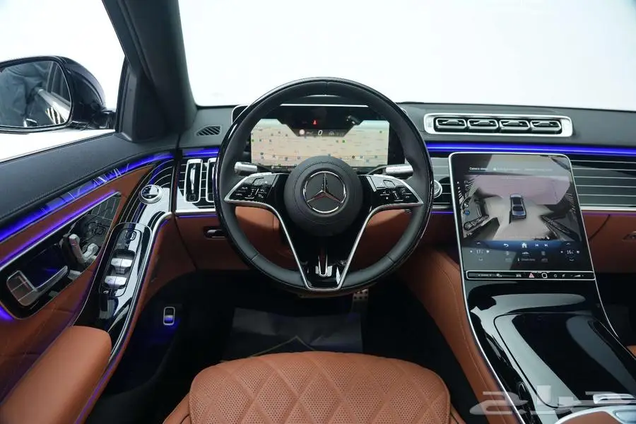 مرسيدس S 500 موديل 2025 أصفار خليجي أسود جملي 7