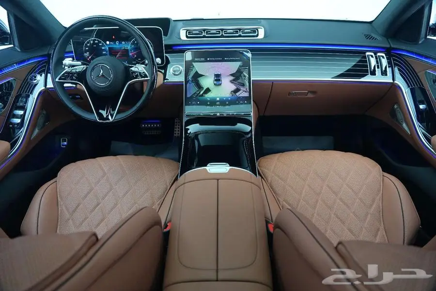 مرسيدس S 500 موديل 2025 أصفار خليجي أسود جملي 6