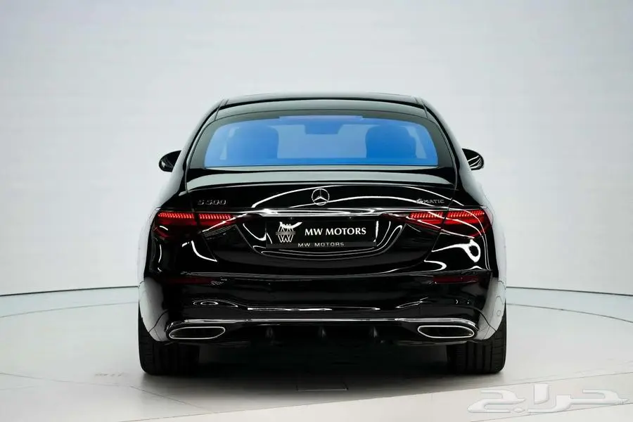 مرسيدس S 500 موديل 2025 أصفار خليجي أسود جملي 4