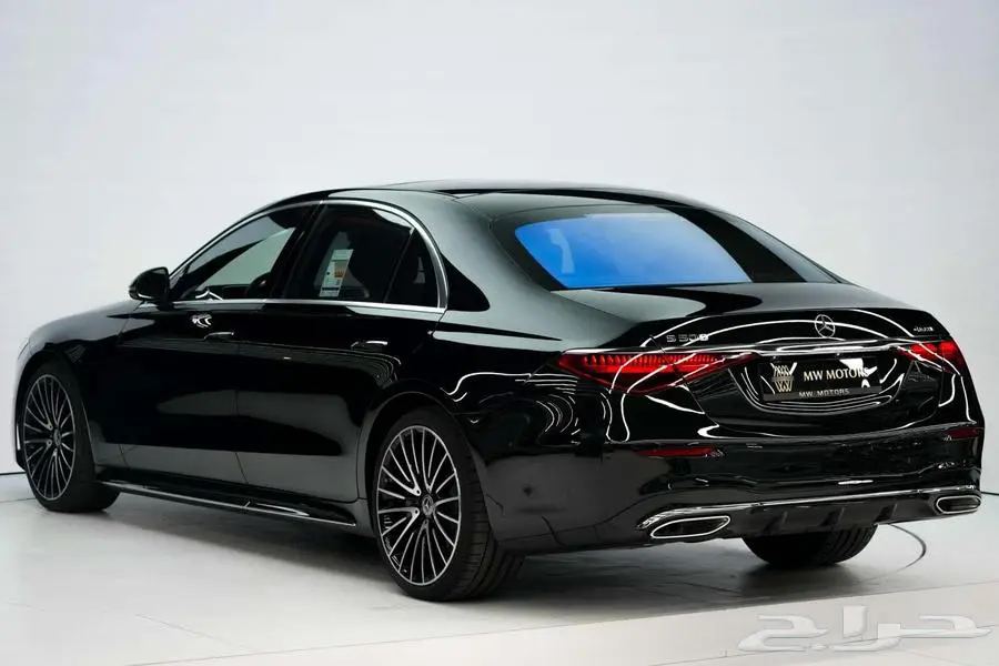 مرسيدس S 500 موديل 2025 أصفار خليجي أسود جملي 3