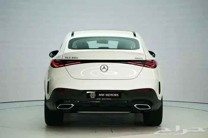 مرسيدس GLC 200 Coupe موديل 2025 أصفار خليجي أبيض جملي 4