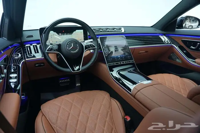 مرسيدس S 500 موديل 2025 أصفار خليجي أسود جملي 11