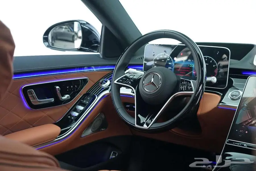 مرسيدس S 500 موديل 2025 أصفار خليجي أسود جملي 12
