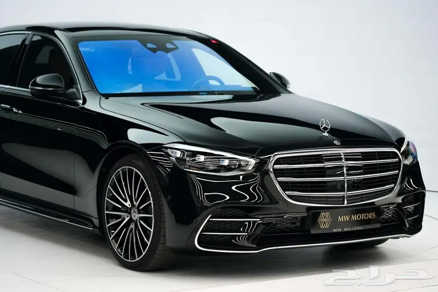 مرسيدس S 500 موديل 2025 أصفار خليجي أسود جملي 2