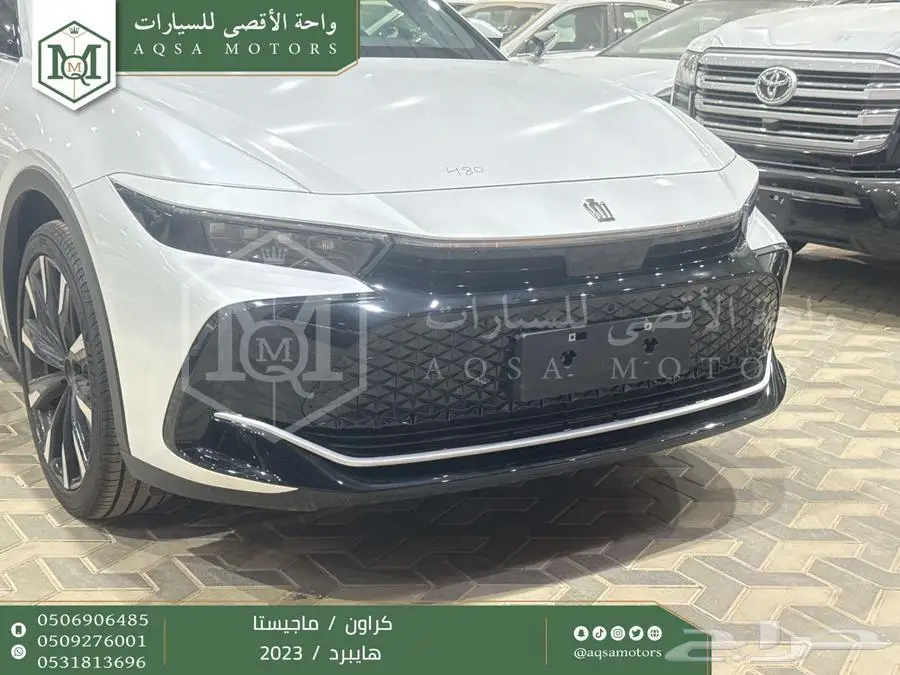 كراون ماجيستا فل أبيض هايبرد 2023 اقل سعر كاش واقساط 13