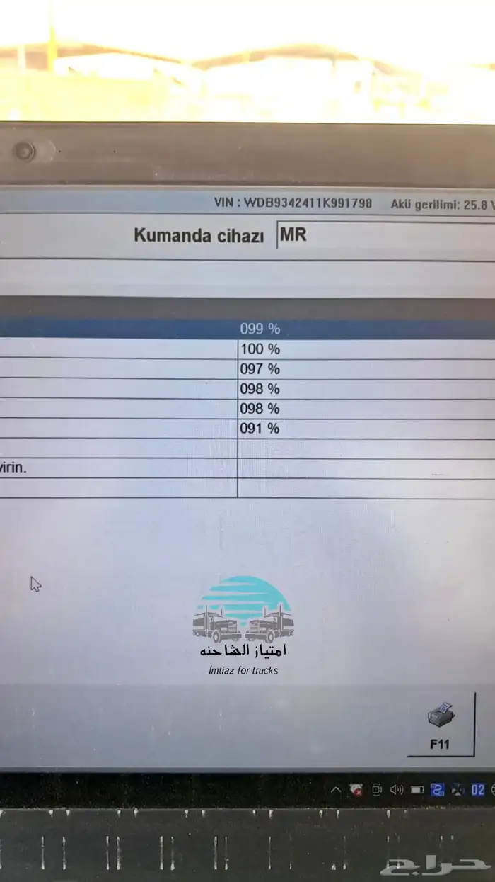 شاحنه مرسيدس اكتروس سكس طراز 2644 موديل 2005 13