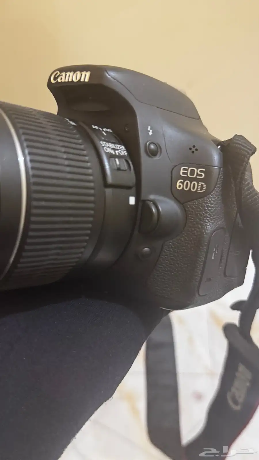 كاميرا كانون 600D نظيفة بدون شاحن ولا ذاكرة ا 0