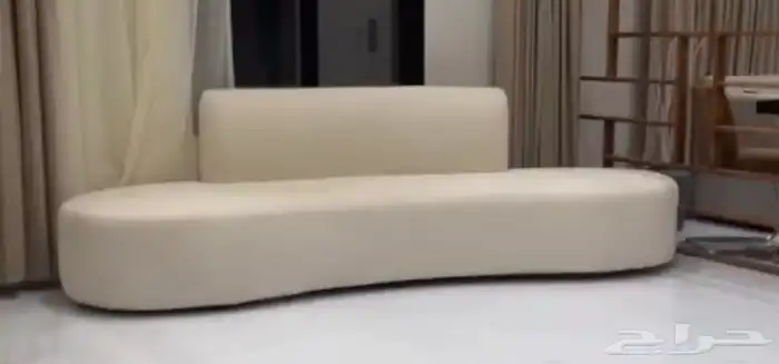 كنبه بوكليه ابيض 0