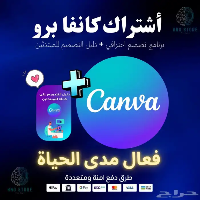 امتلك Canva Pro ( كانفا برو ) مدى الحياة الآن   تسليم فوري 0