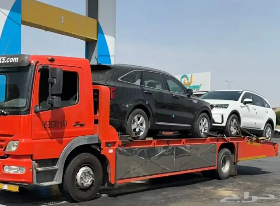 سطحه لنقل سيارات صغيره والكبيره والمعداته ثقيله لاي اتجاه 7