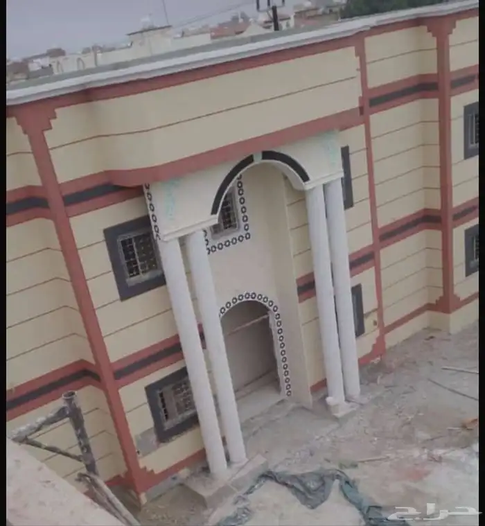 تلييس ملون وعادي كسر رخام وبروفايل اسمنت أسود 16