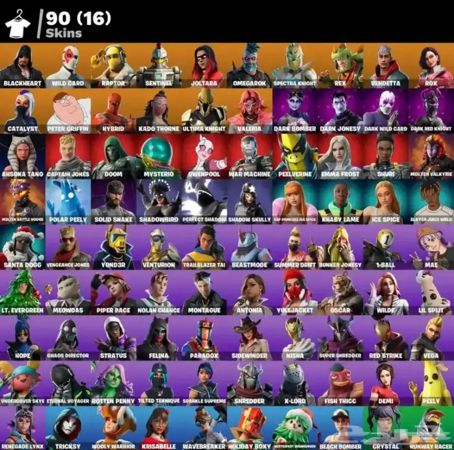 حساب فورت للبيع مربوط سوني 0