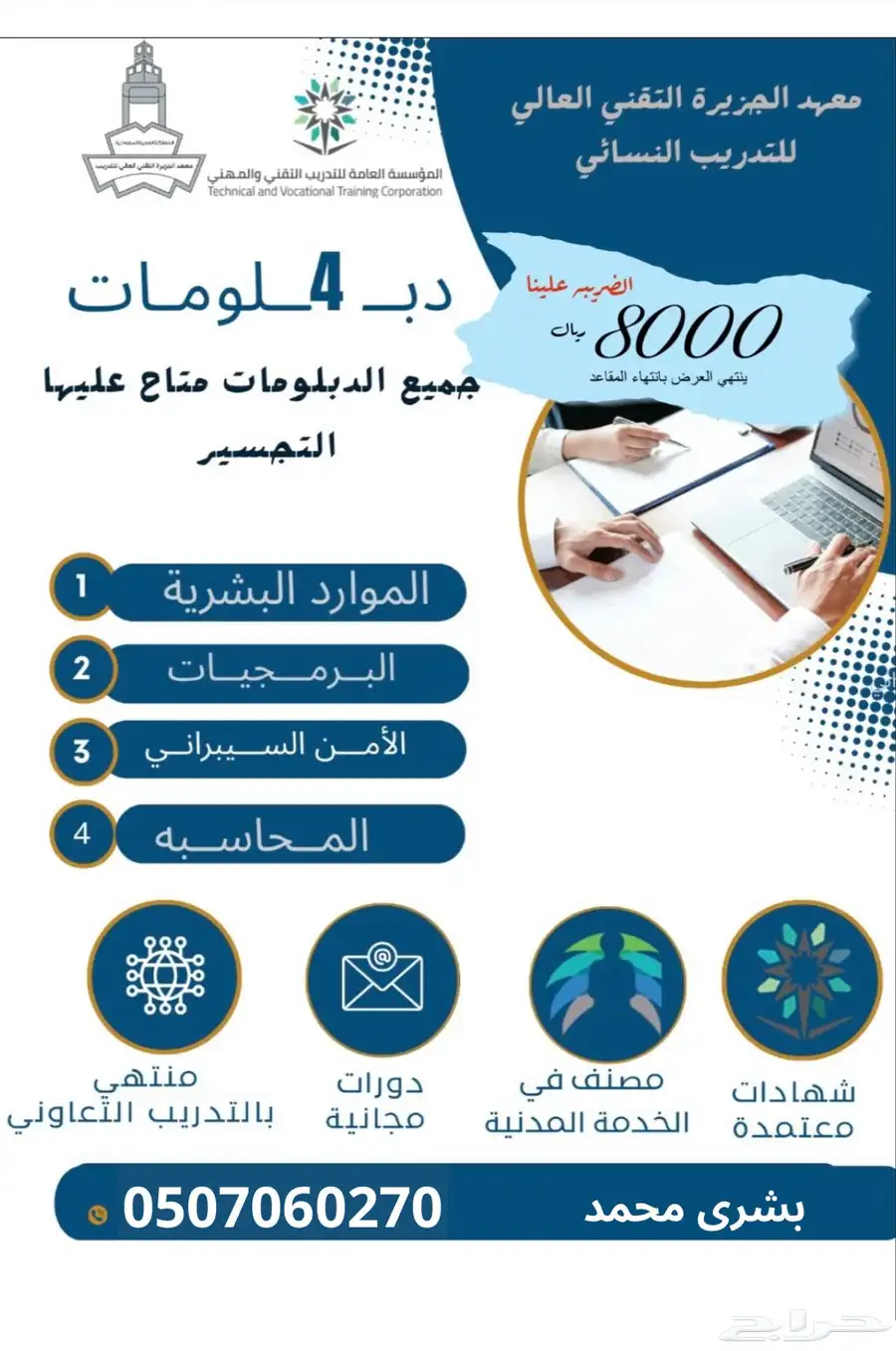 دبلومات بسعر مميز معتمده 0