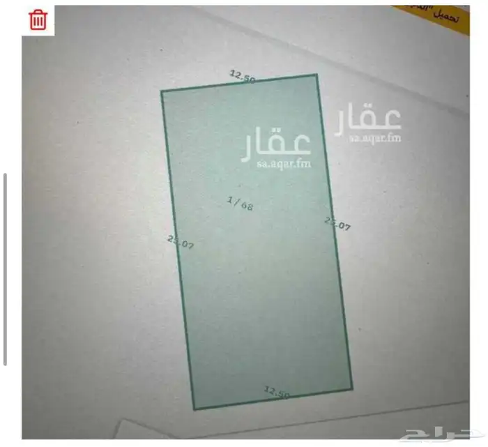 أرض في القصب للبيع 312م شارع 25م 5