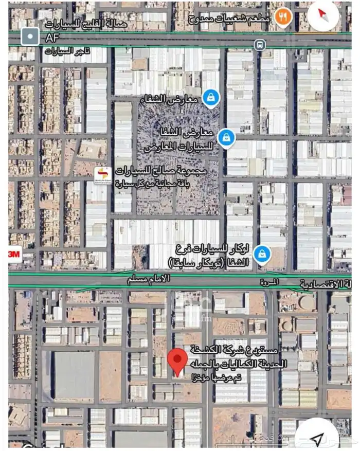 أرض مسورة للإيجار حي المروة Fenced land for rent in Al-Marwa 6