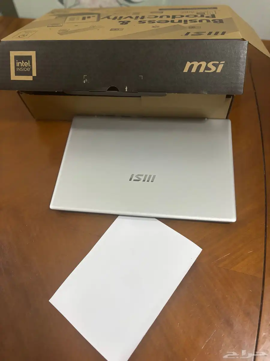 لابتوب MSI جديد مع ملحقاته والفاتورة   تم الشراء قبل أسبوع 0