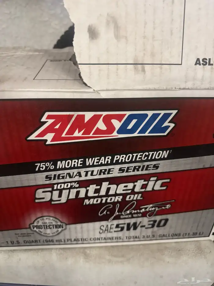زيت امزاويل سقنتشر Amsoil signature 5w30 1