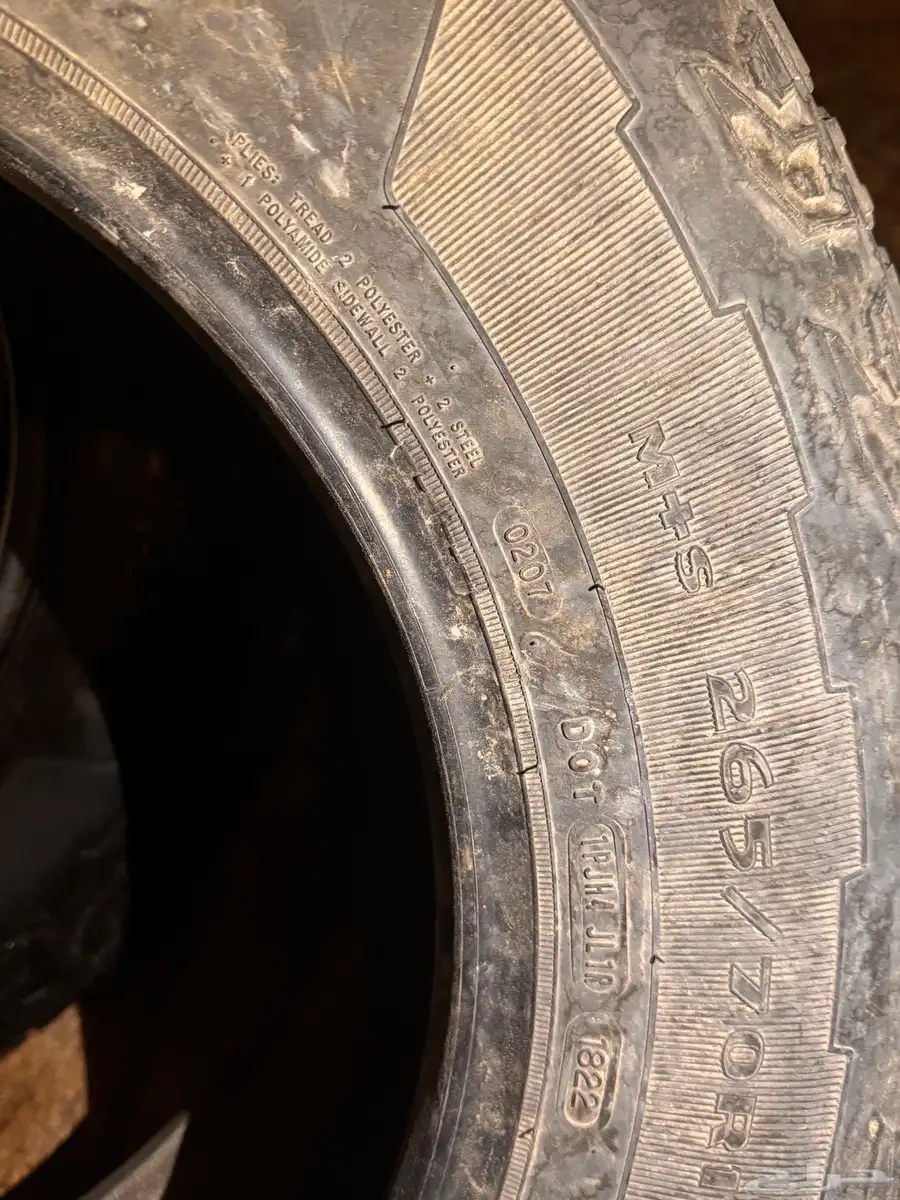 كفرات قوديير goodyear index