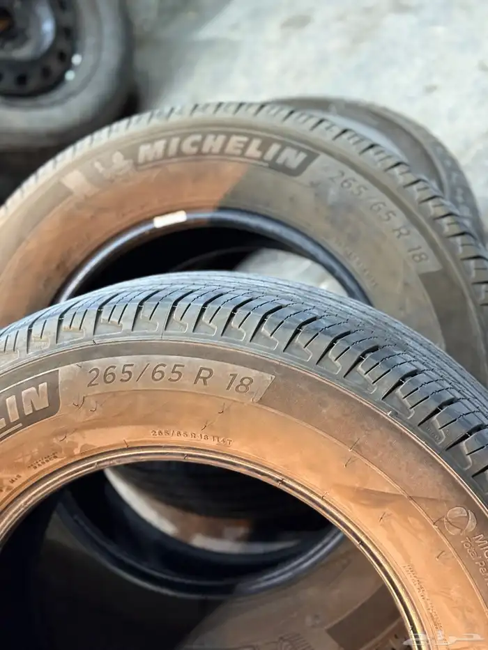 كفرات ميشلان منزله اخوات الجديد شبه جديده مقاس(18-65-265) 11