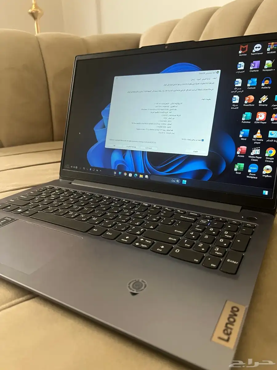 لابتوب لينوفو i5 شبة جديد 11