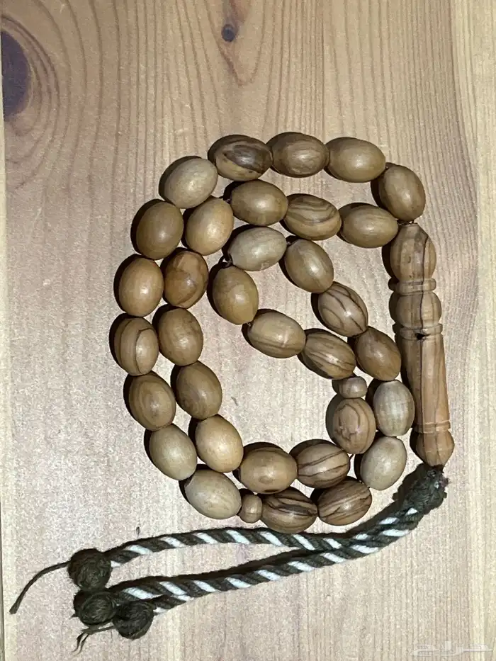 سبحة خشب زيتون خالص 0