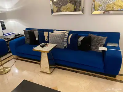كنب ازرق (كحلي) نظيف 1